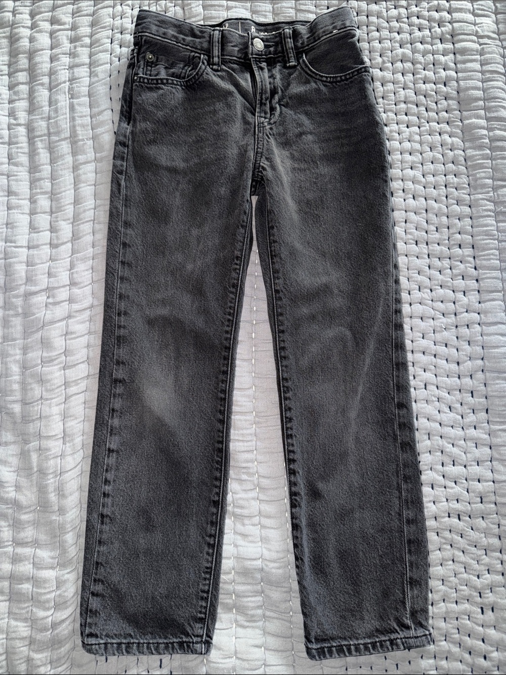 GAP Men's Charcoal Straight-Leg Jeans